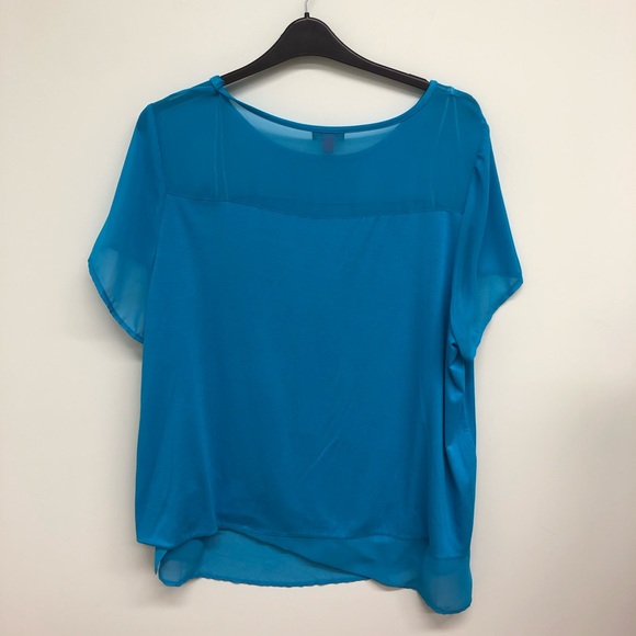 Vince Camuto | Women's T-Shirt | Blue | Size 3X - Picture 4 of 4